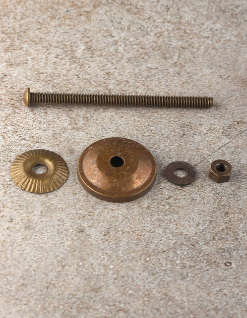 Brass Antique Set of 5 Screw